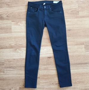 rag & bone Mid-Rise Dark Wash Skinny Jeans